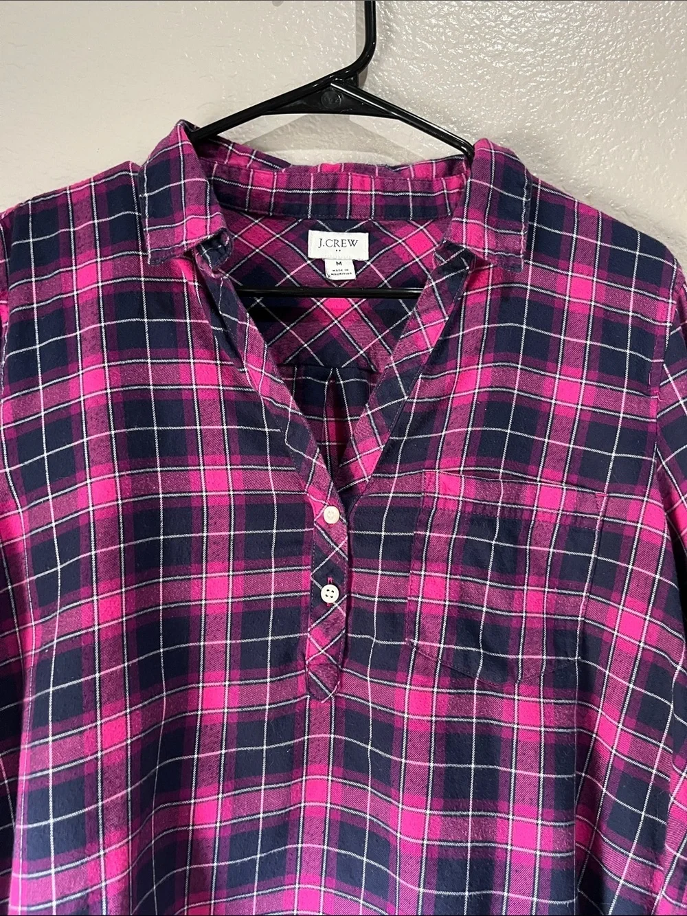 J. Crew soft plaid